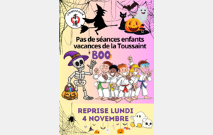 VACANCES DE LA TOUSSAIN ENFANTS