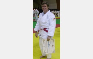 Remise du 6ème dan à Corine à l'Institut du judo