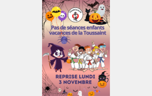 VACANCES DE LA TOUSSAINT ENFANTS