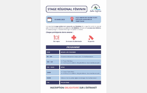 STAGE REGIONAL FEMININ