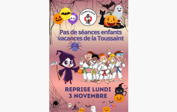 VACANCES DE LA TOUSSAINT ENFANTS