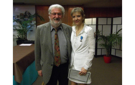 NATHALIE CHEREAU MEDAILLE D'ARGENT JEUNESSE ET SPORTS