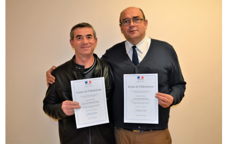 DEUX LETTRES DE FELICITATIONS JEUNESSE ET SPORTS POUR LES BENEVOLES