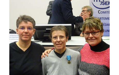 SYLVIE ARNOULT MEDAILLE DE BRONZE JEUNESSE ET SPORT